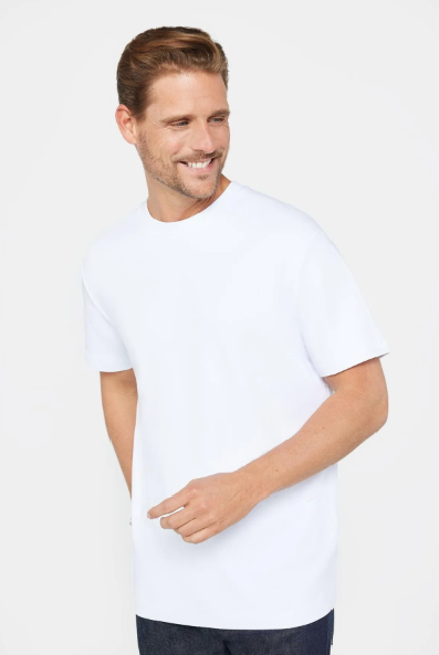 Elegant White Tee | Cotton