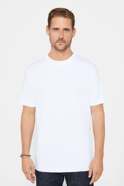 Elegant White Tee | Cotton